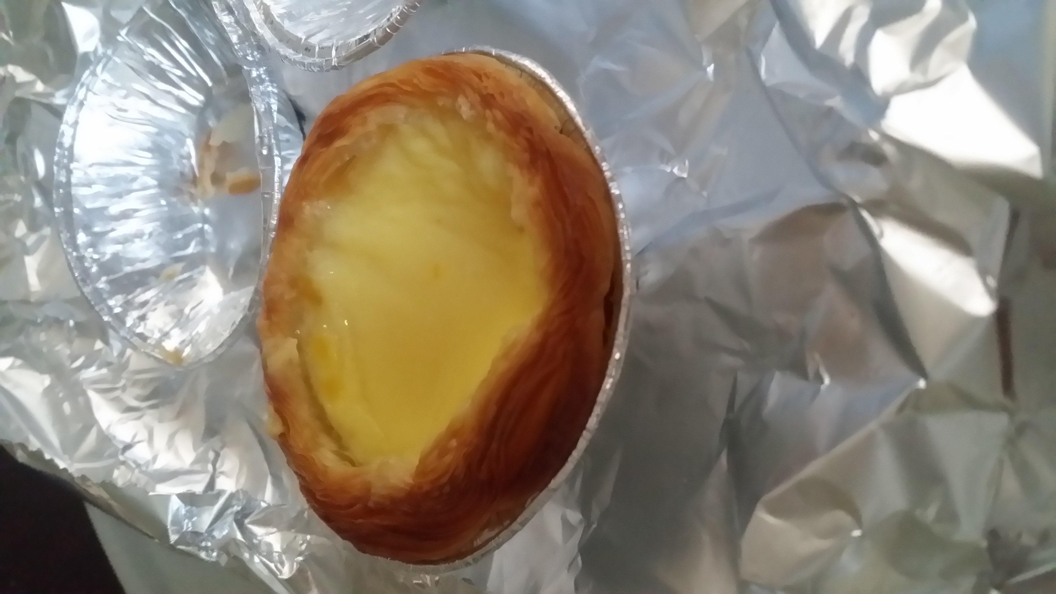 不加淡奶油蛋挞