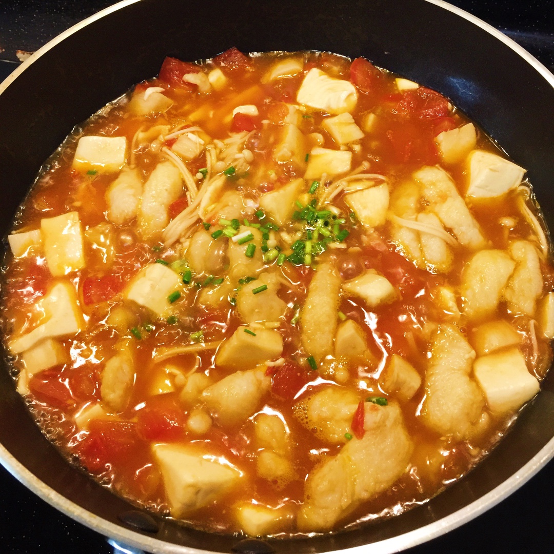 龙利鱼豆腐煲