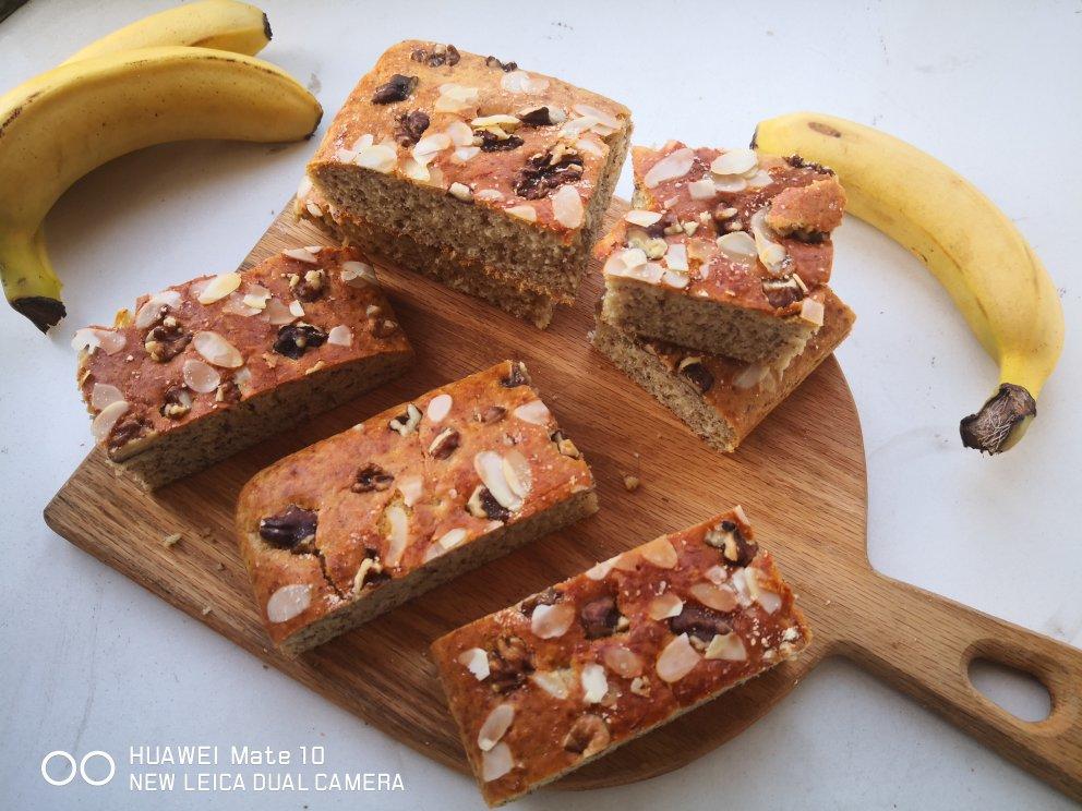 香蕉核桃蛋糕（低油少糖健康版）