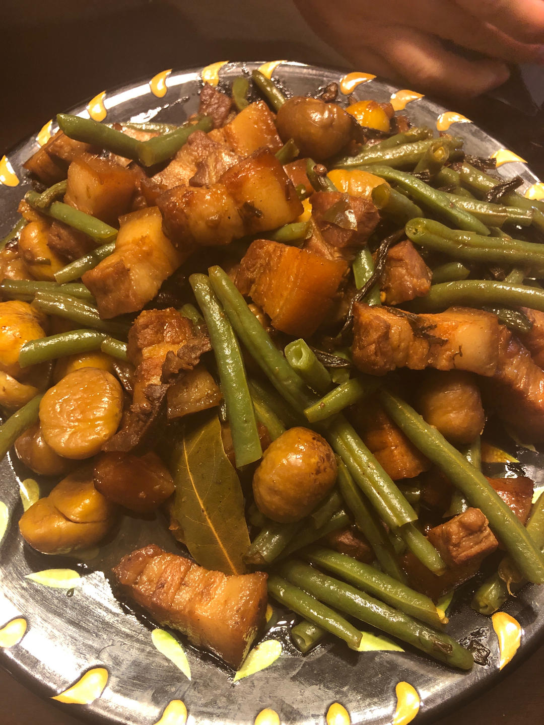 红烧肉炖豆角（绝对下饭）