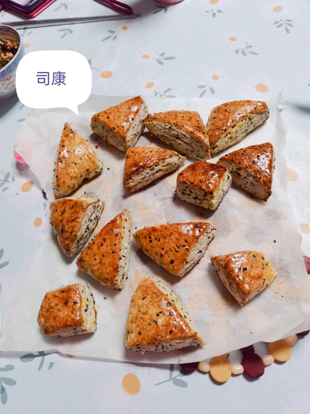 不用泡打粉，超级松软酵母版司康