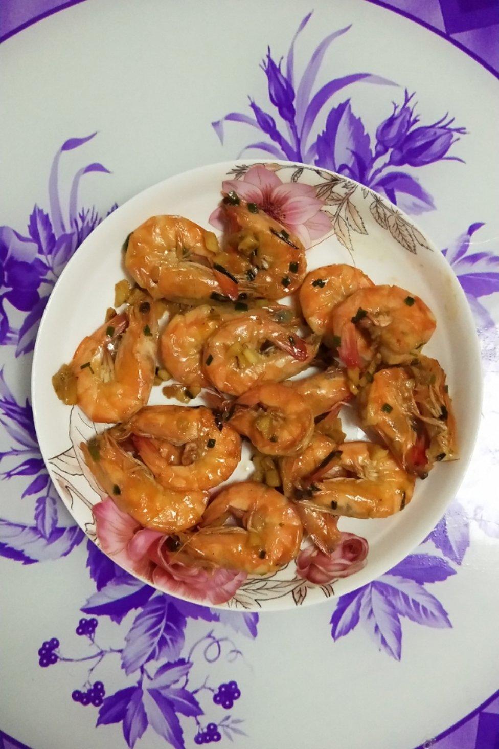 干烧大对虾