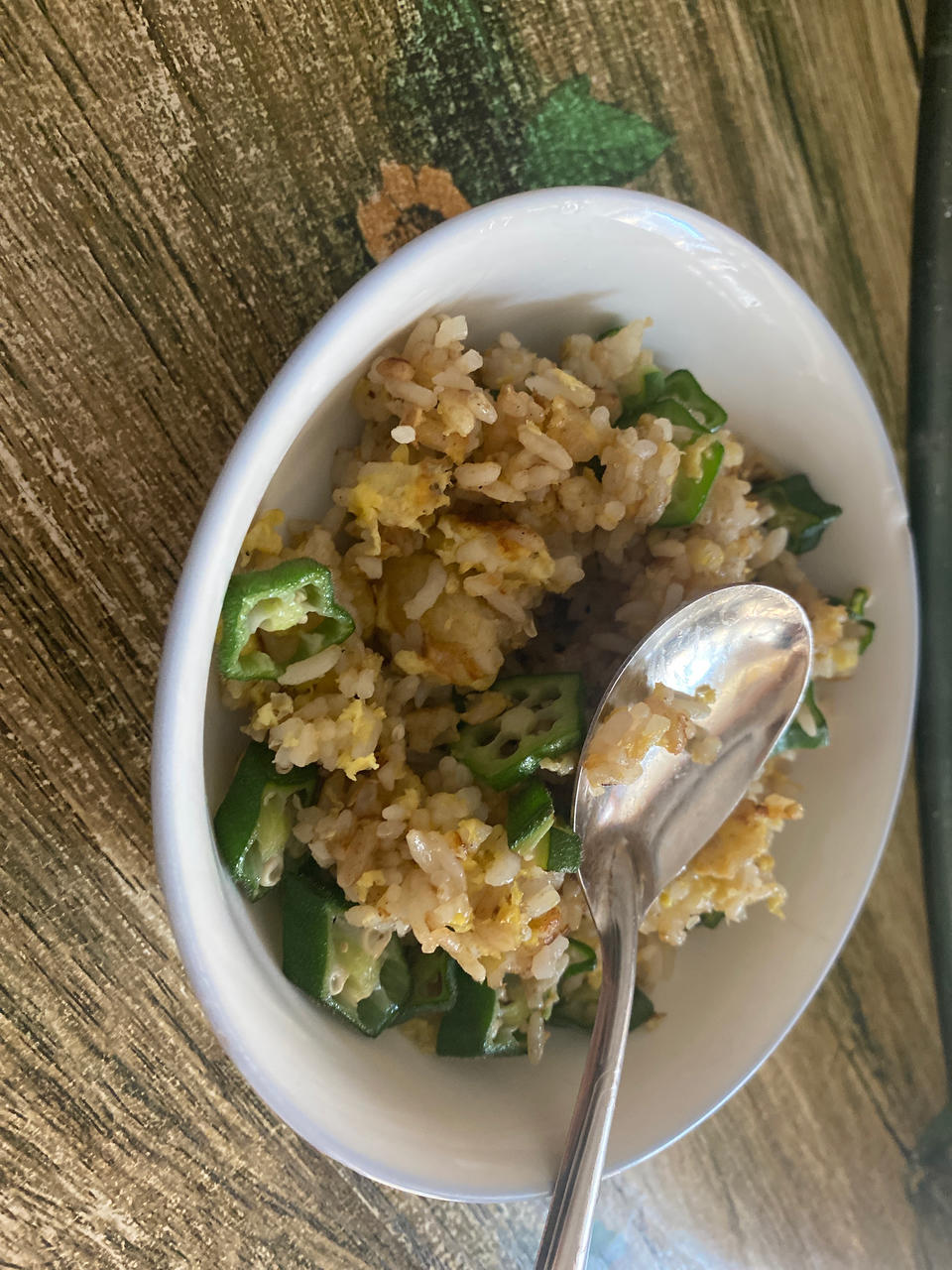 秋葵蛋炒饭
