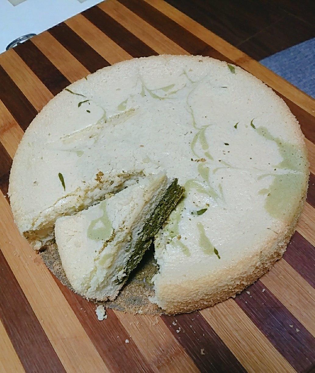 双色拉花戚风蛋糕