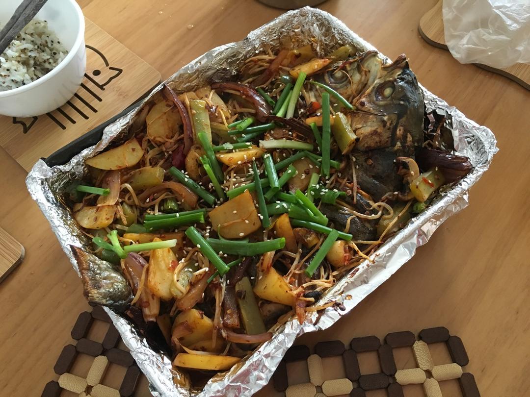烤箱烤鱼