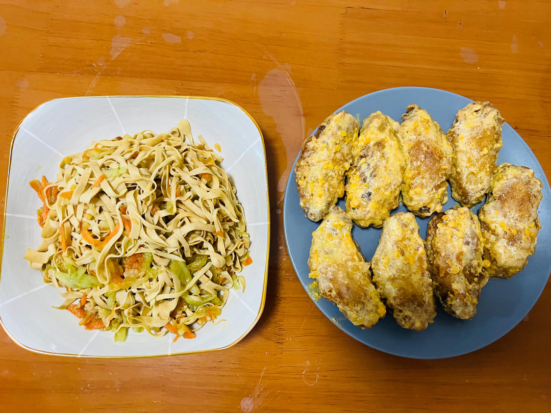 金灿灿咸蛋黄焗鸡翅