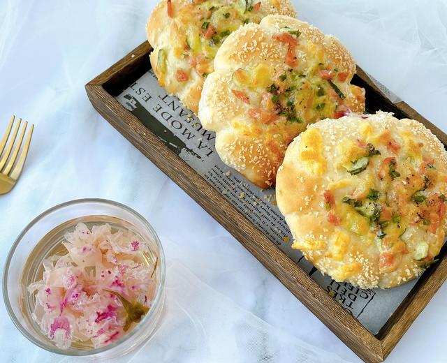 脆皮芝士火腿面包的做法