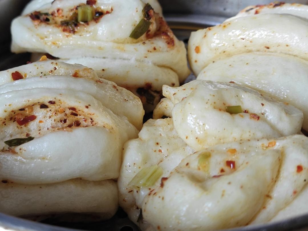 香葱辣花卷