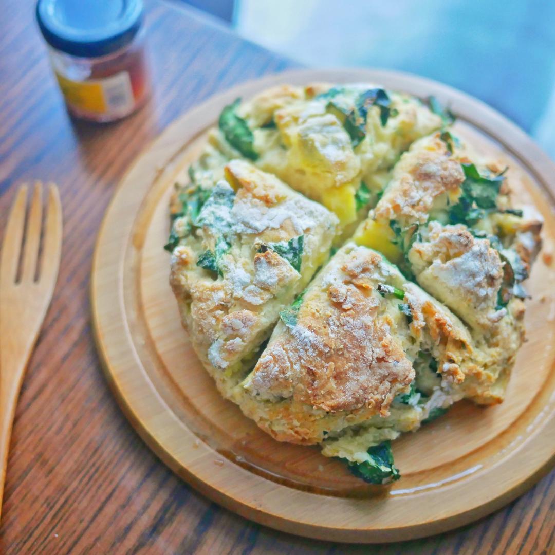 菠菜红薯丹波面包