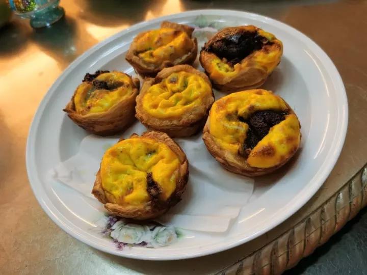 香浓丝滑❗️🔥一口爆浆的巧克力脏脏蛋挞❗️