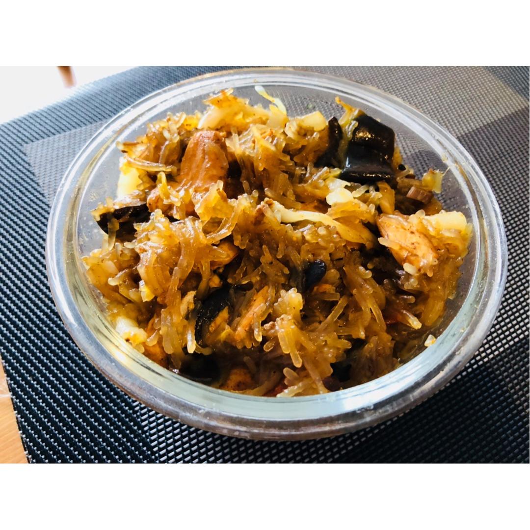 肉末茄子粉丝煲