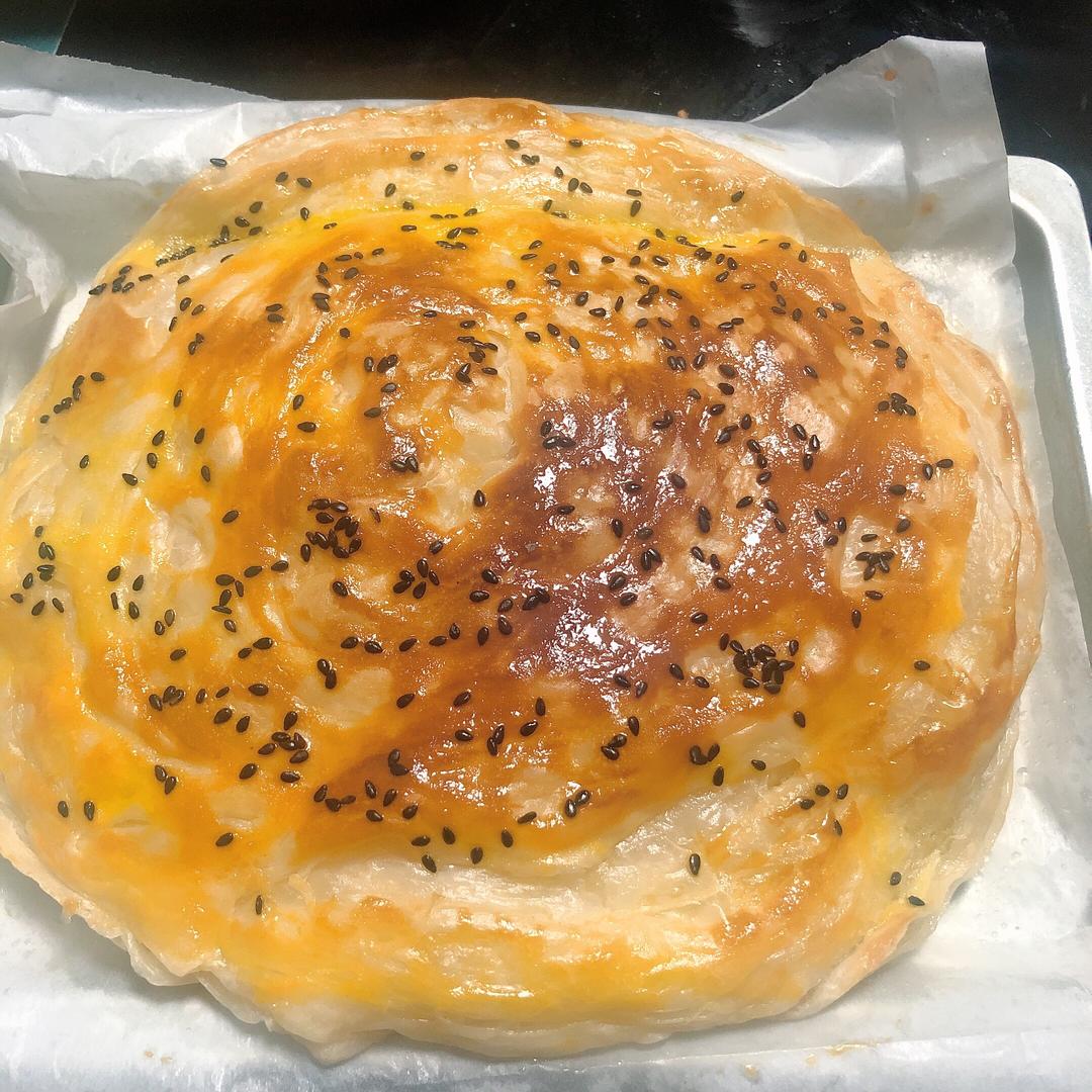 简易版手抓饼榴莲披萨