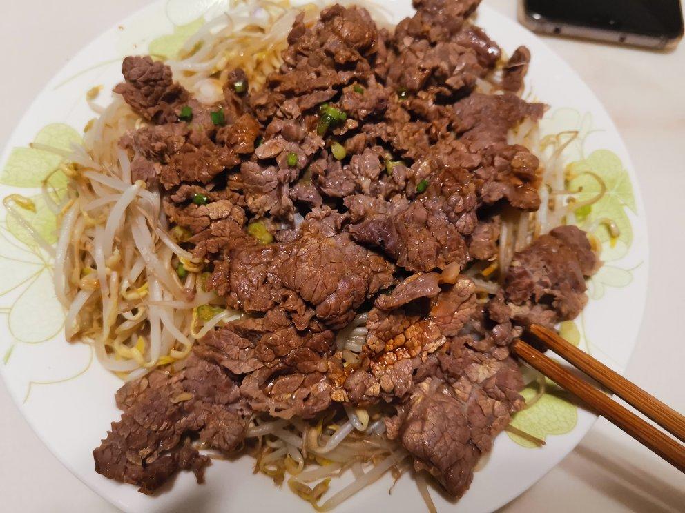 白灼牛肉