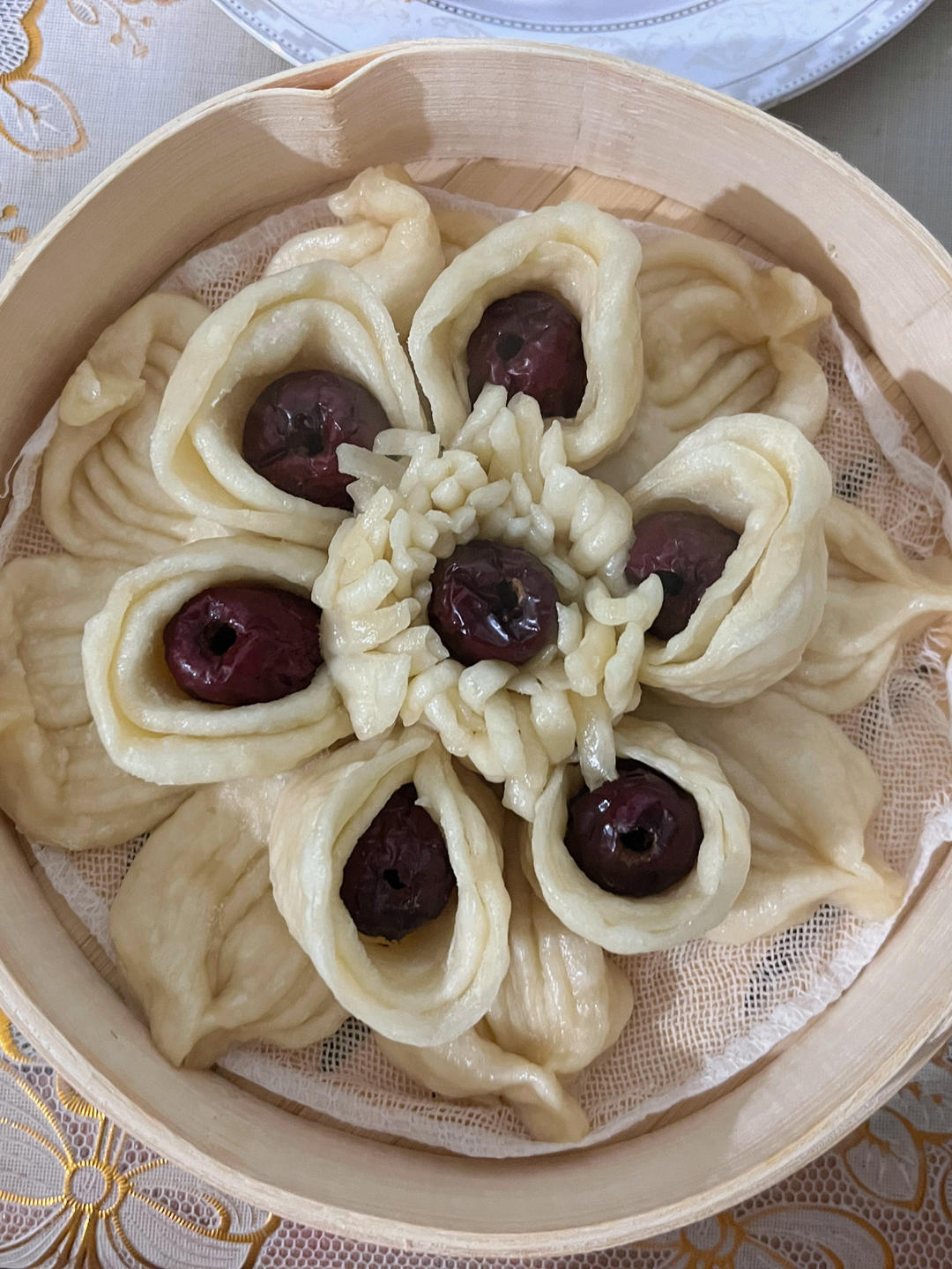 花样面食，红枣馒头【枣花馍】
