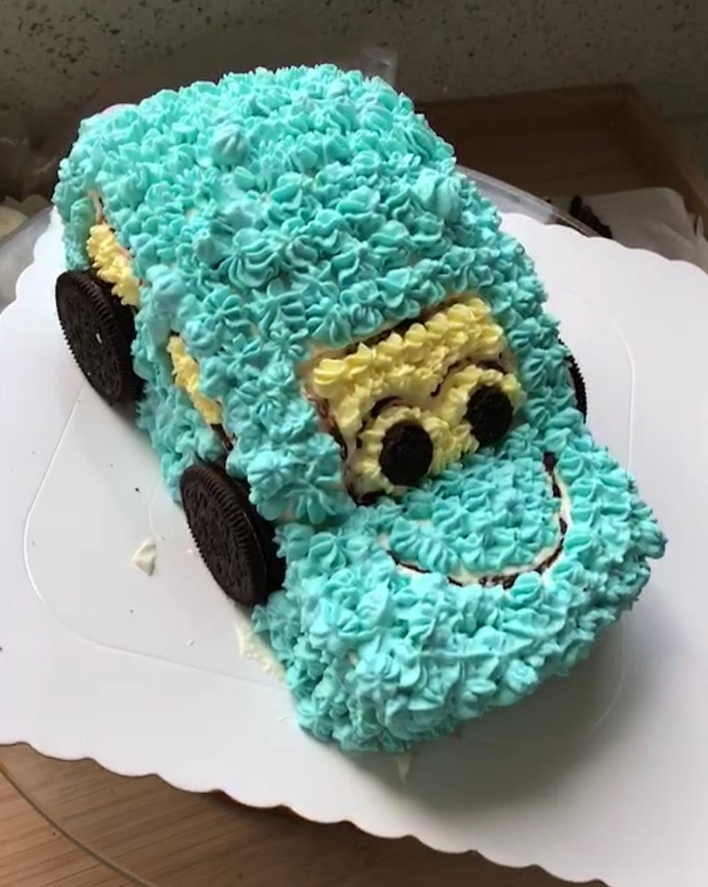 萌萌小汽车蛋糕