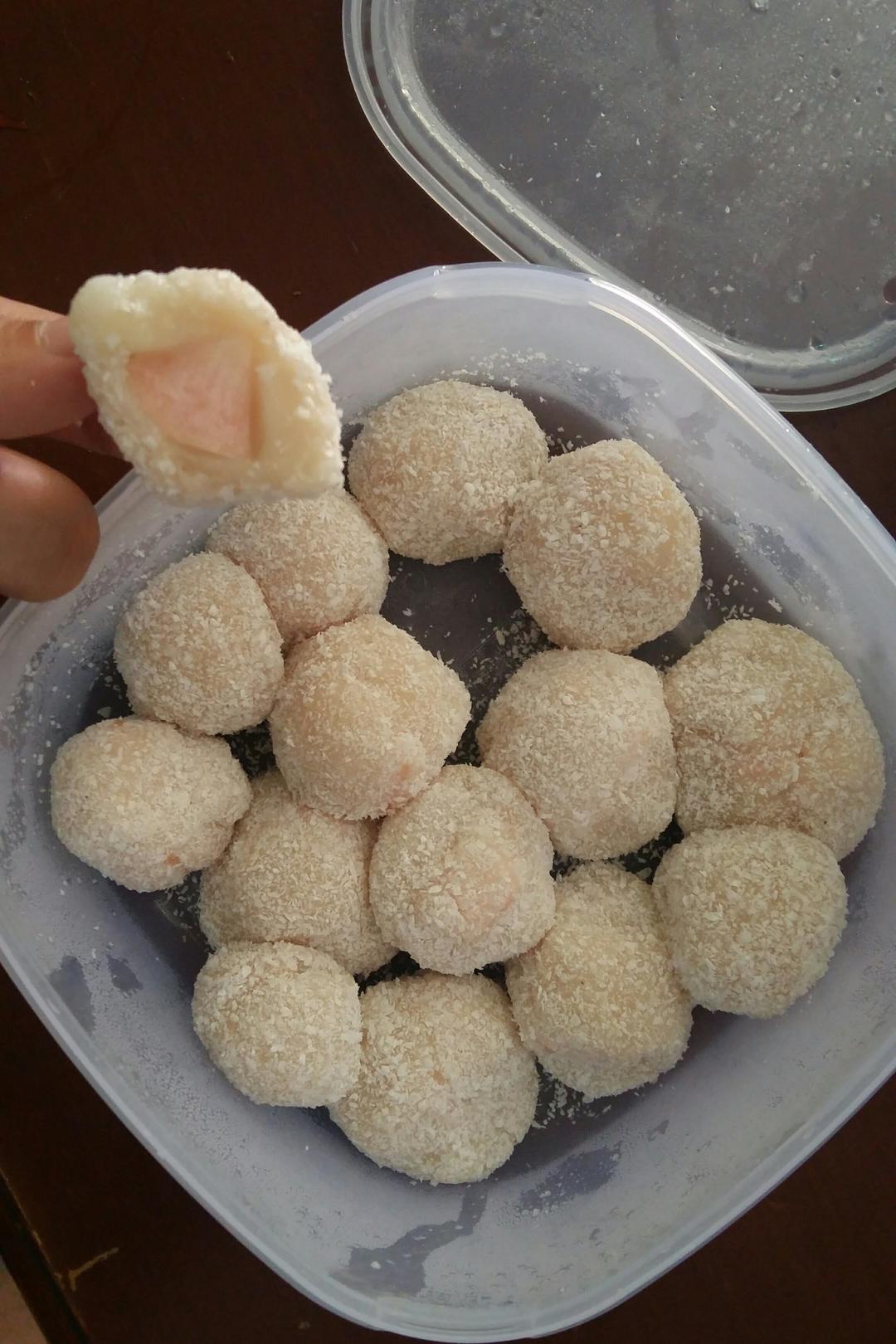 水蜜桃糯米滋