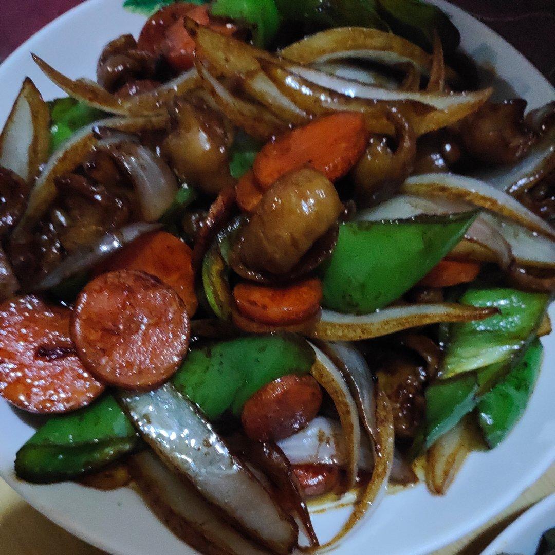 爆炒肥肠