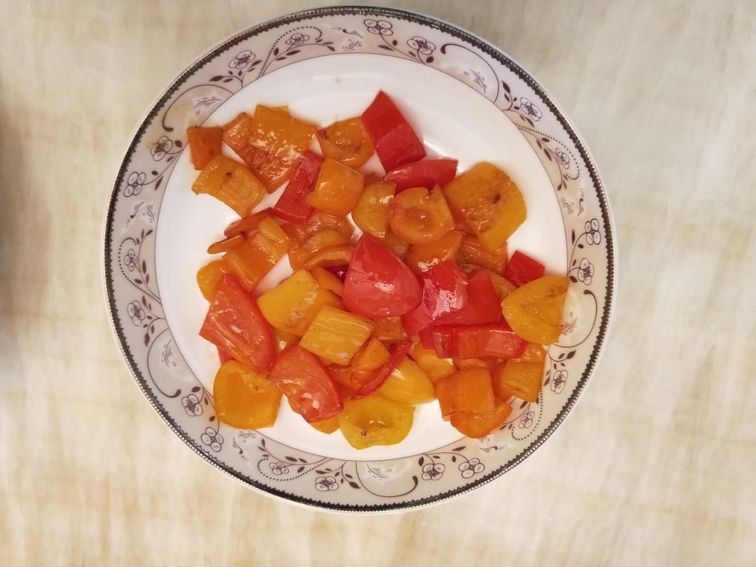 爆炒彩椒