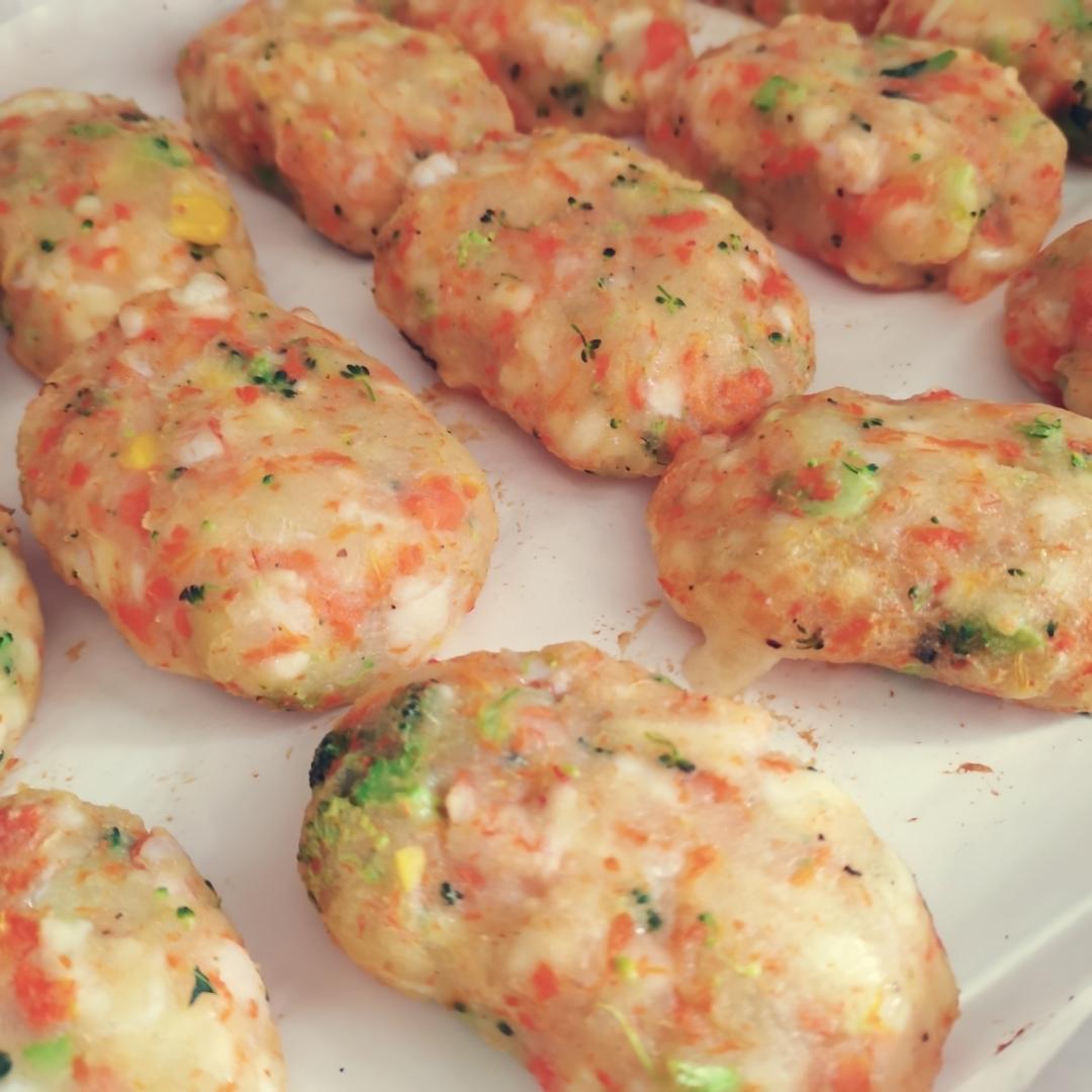 Shrimp and potato cake 虾仁土豆饼