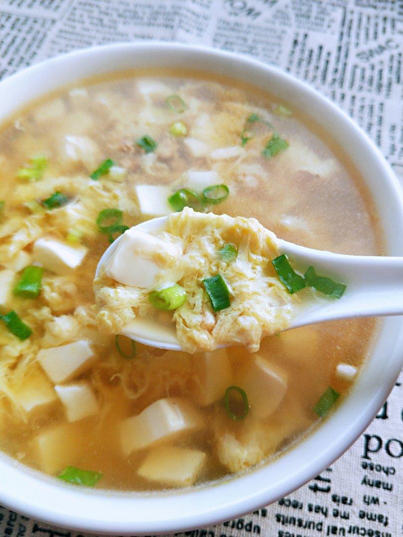 王筱沐做的鸡蛋肉末豆腐羹