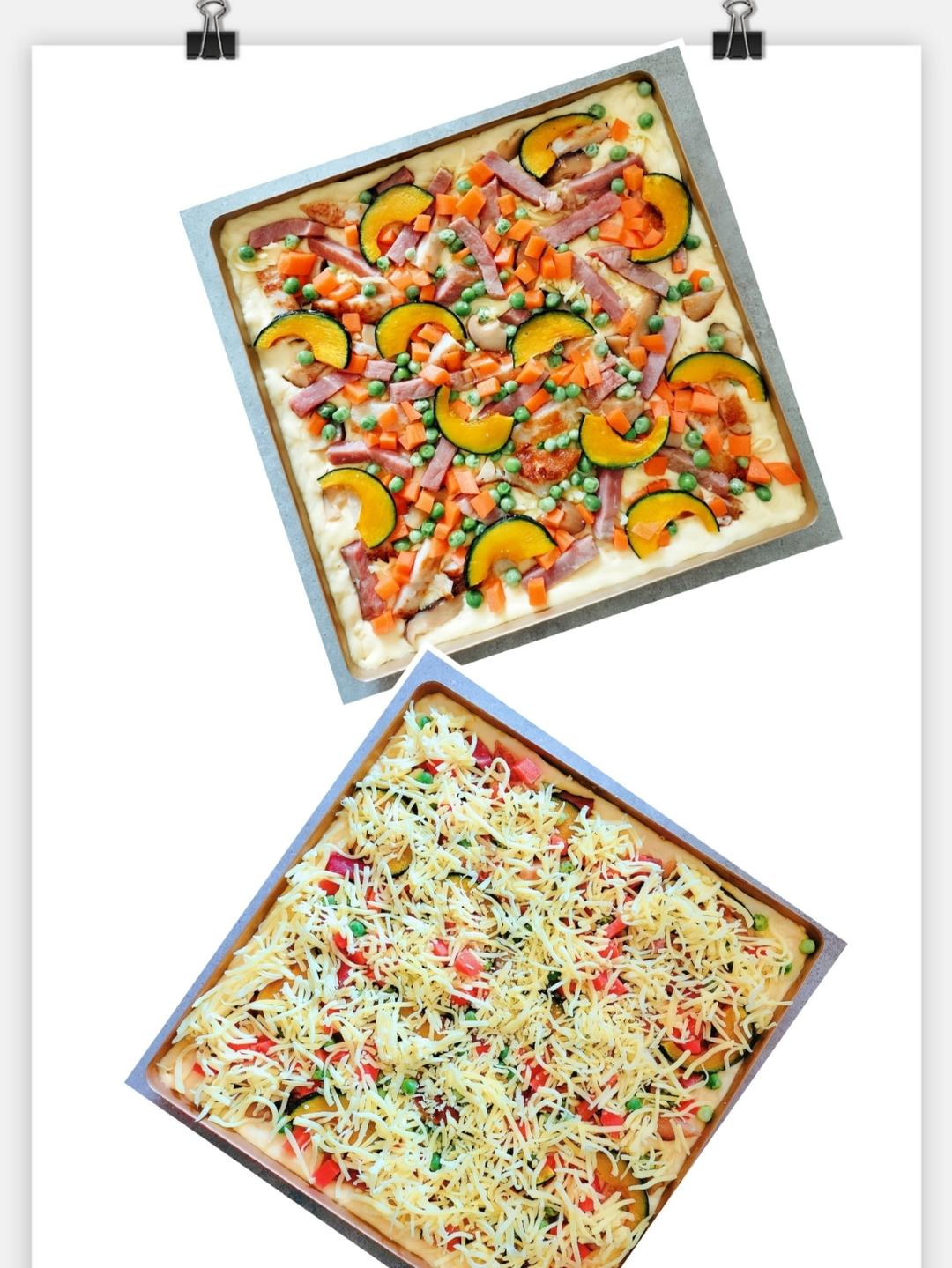 11寸方盘披萨！一次性满足！