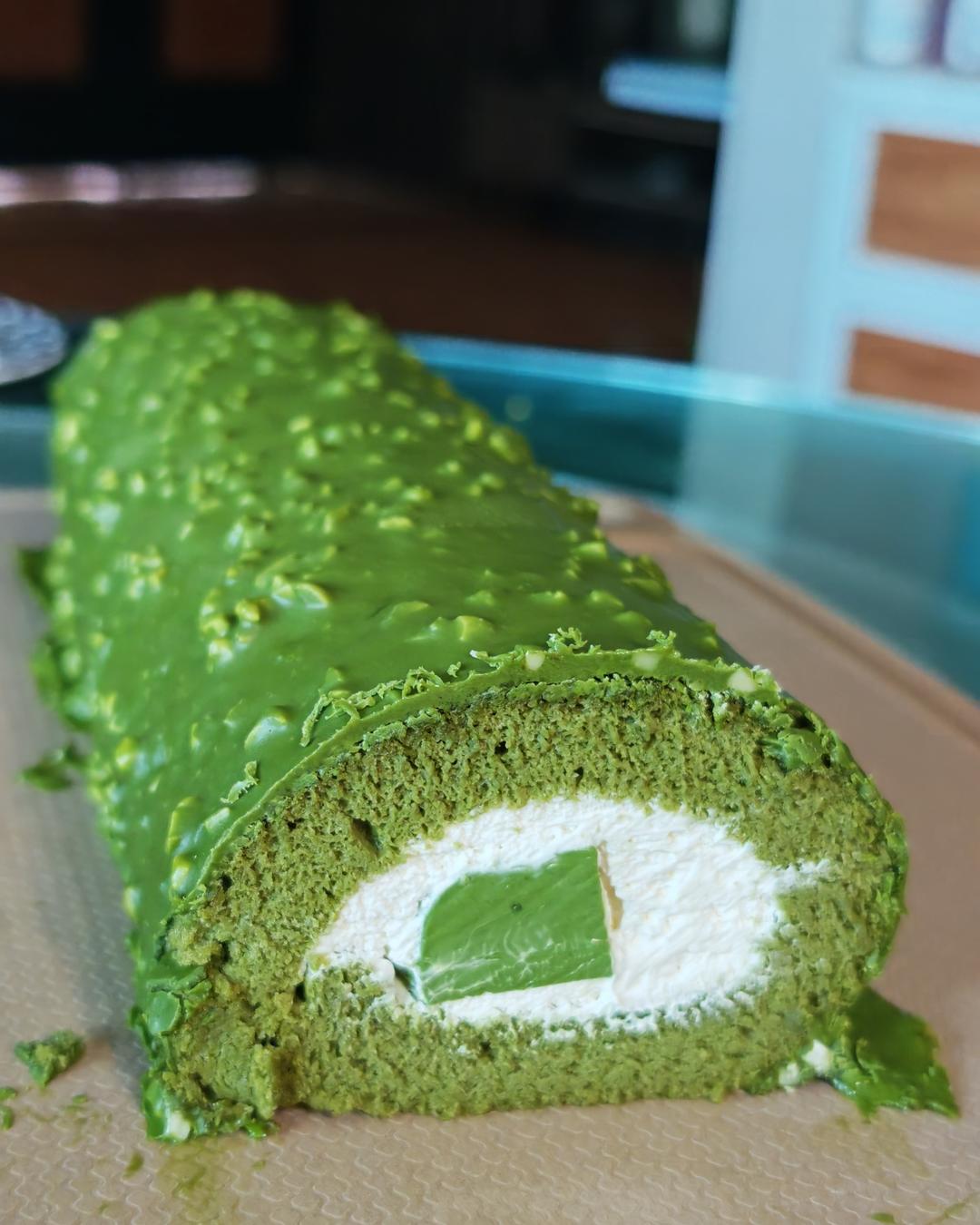 抹茶奶冻