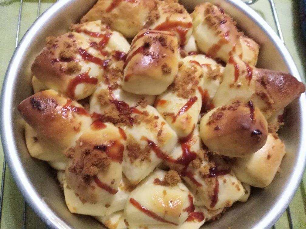 肉松手撕面包—超软会爆浆的面包哟