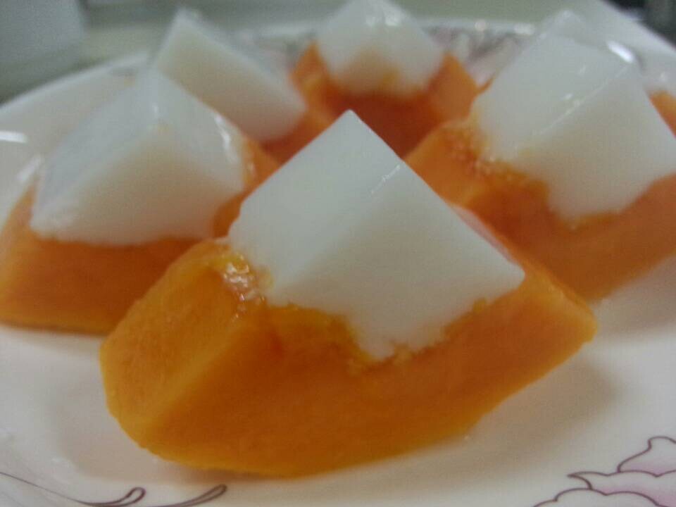 木瓜椰奶冻