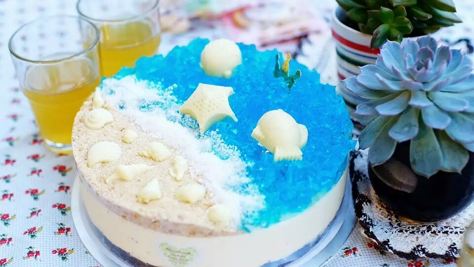 海洋酸奶慕斯蛋糕