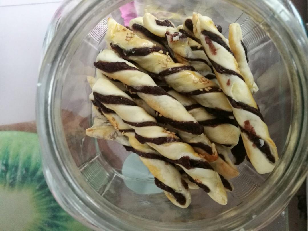 豆沙扭扭酥