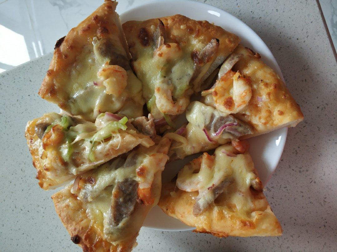 自制pizza  百做无误的饼皮哦