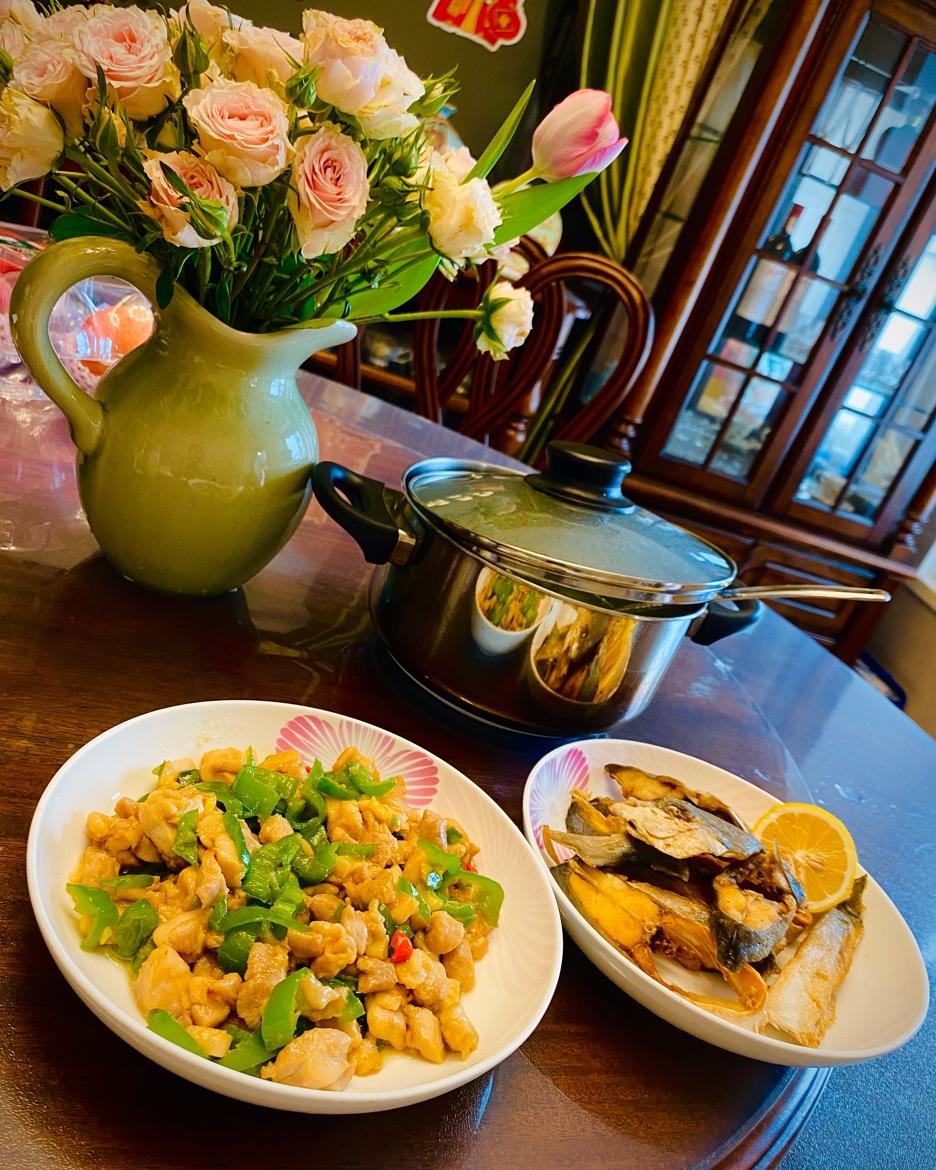 青椒炒鸡腿肉（大厨级别）