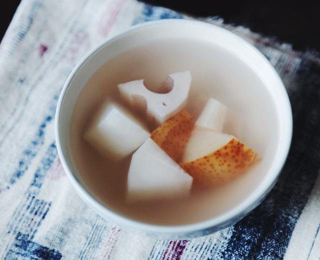 萝卜梨藕茶（萝卜梨藕汤）的做法