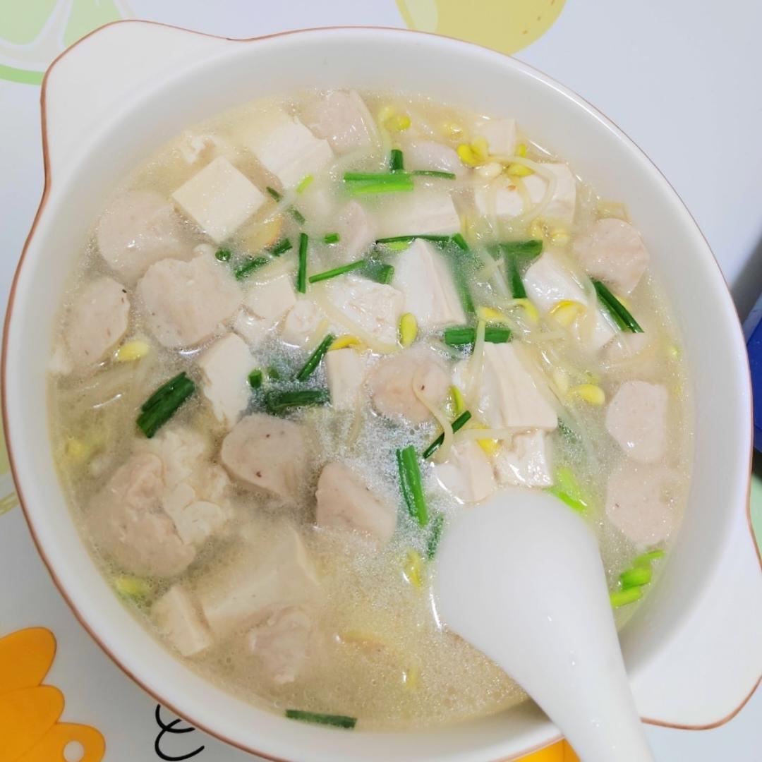 豆芽豆腐汤