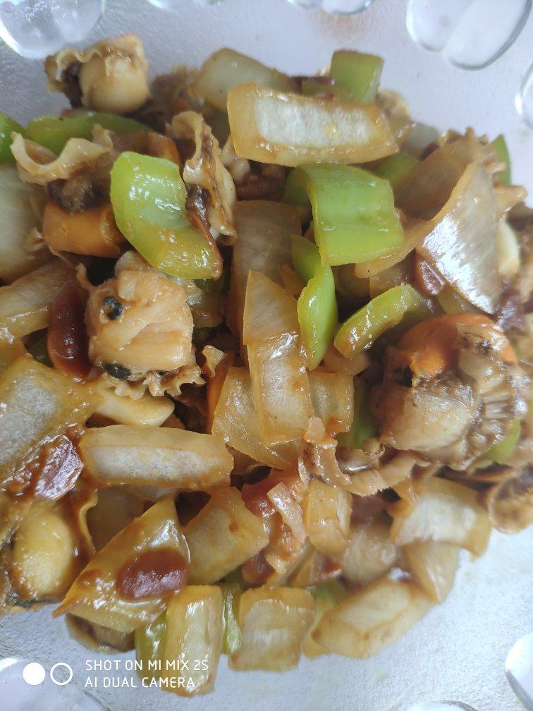 家常小炒扇贝肉