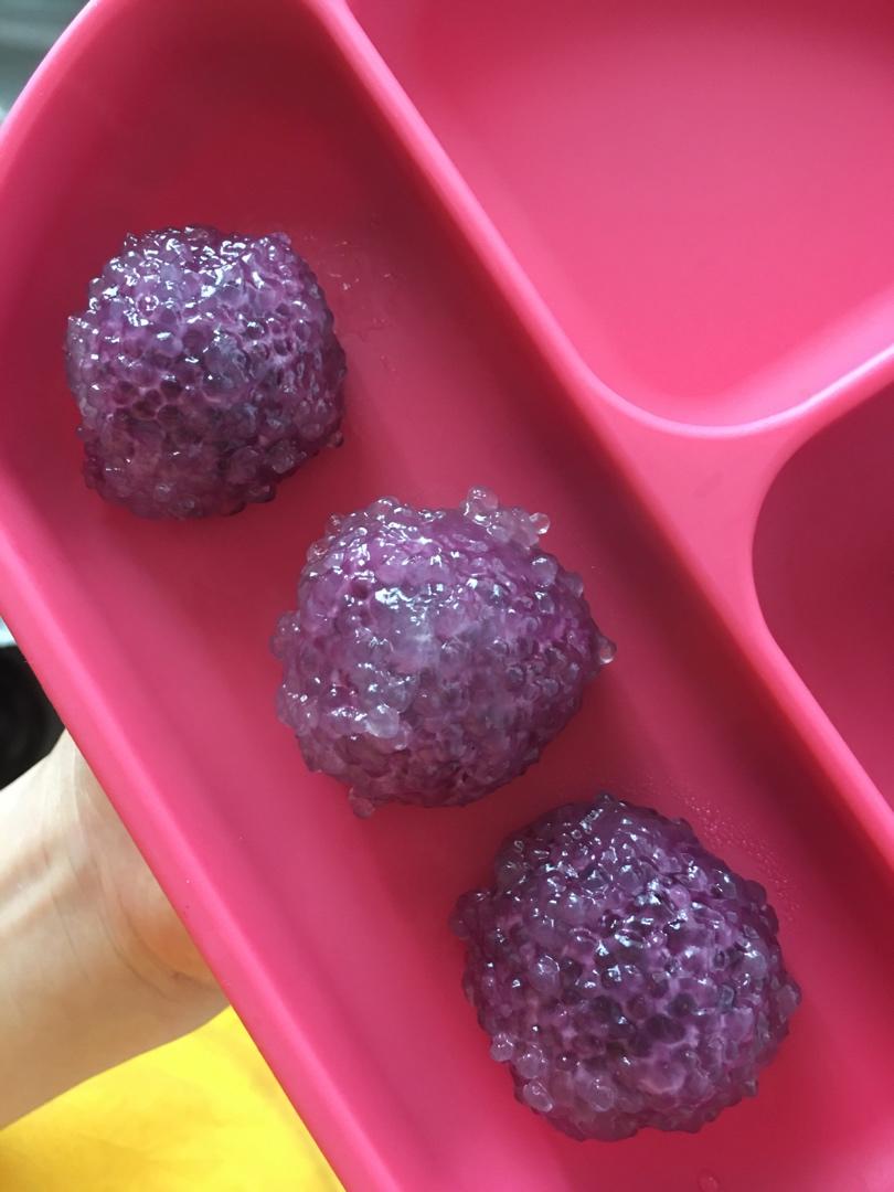 Q弹西米紫薯球（停不下来的好吃😋）