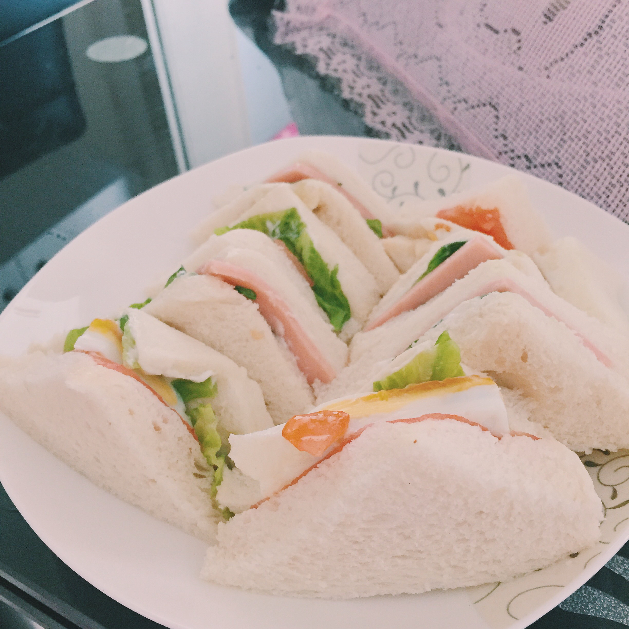 火腿芝士蛋三文治