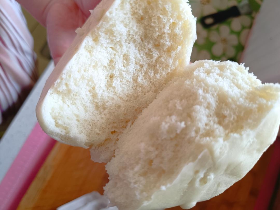 烫面馒头（一次发酵，个个水光肌）