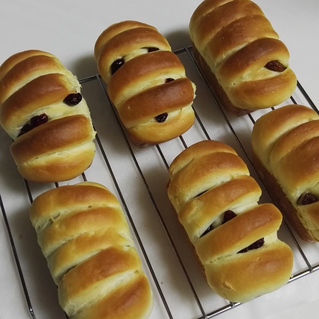 紫香蔺做的基础面包制作 basic bread (loaf&roll)