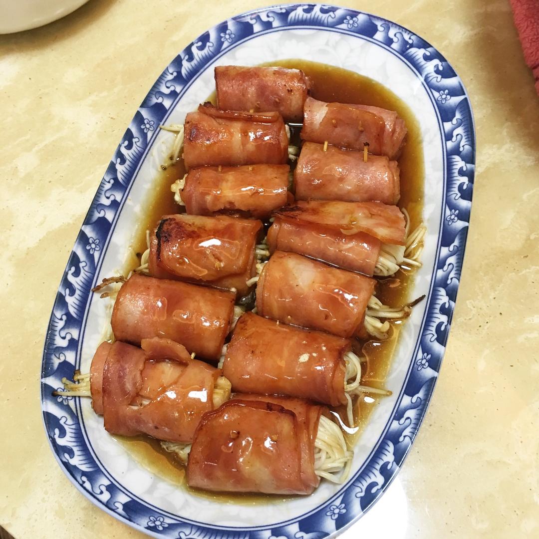金针菇培根卷