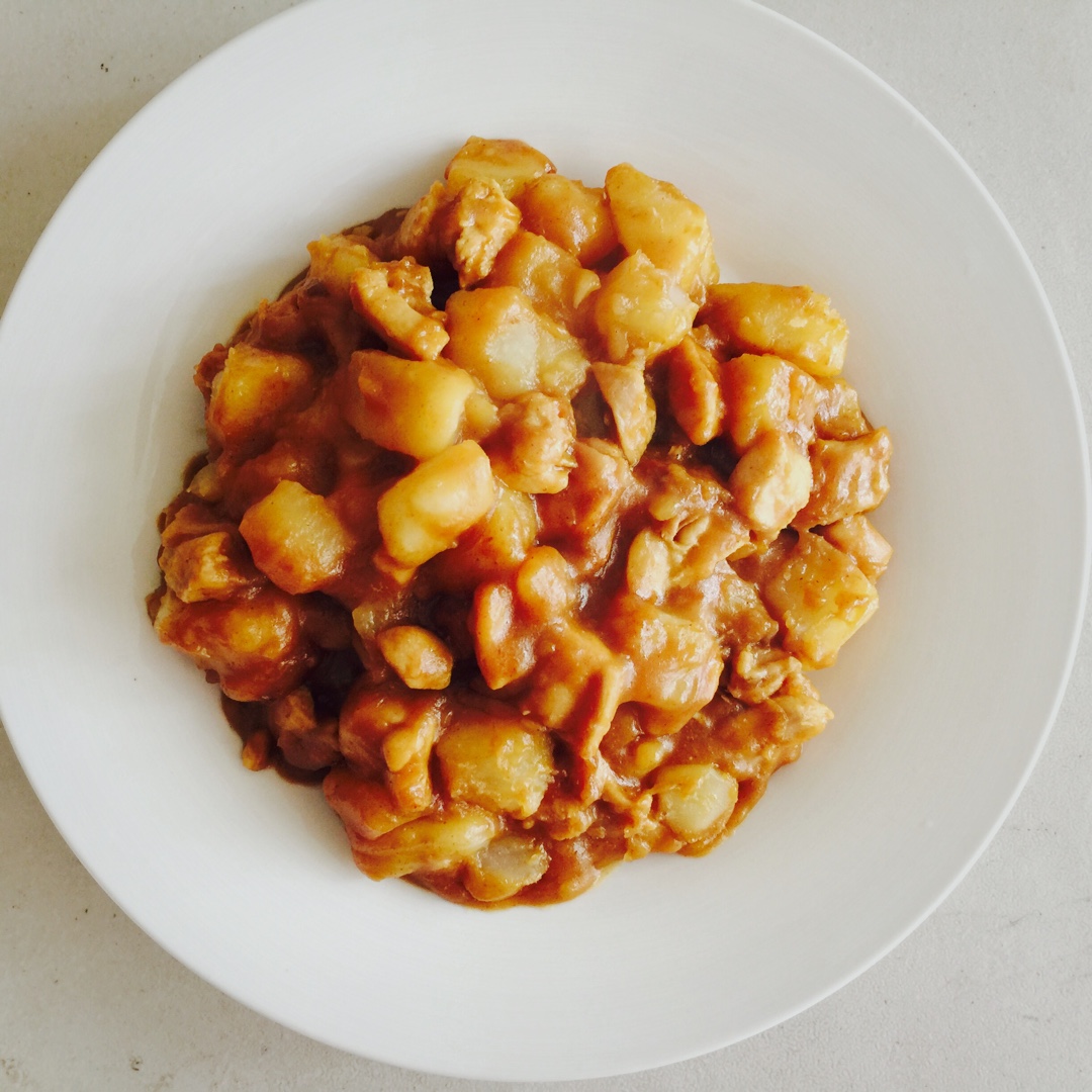 懒人咖喱鸡块饭