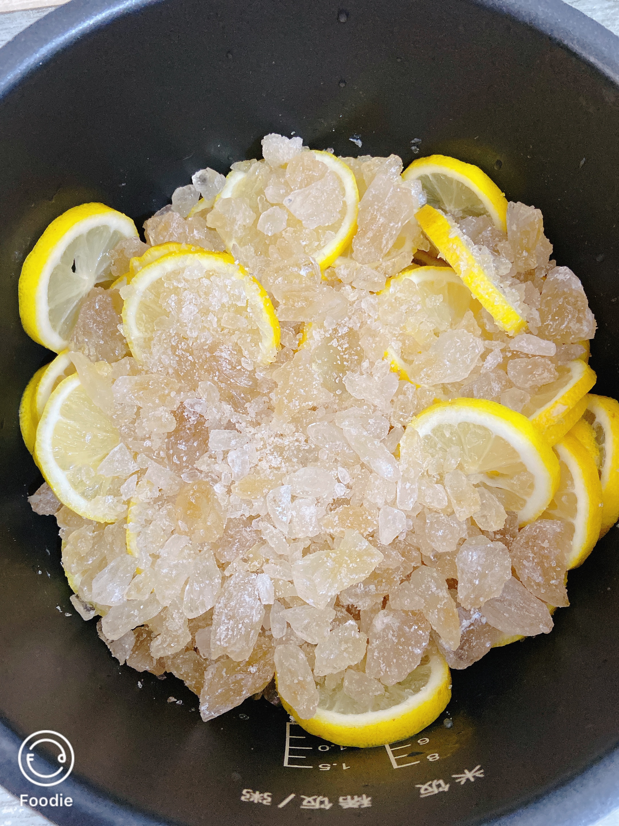 冰糖炖柠檬（川贝陈皮粉）
