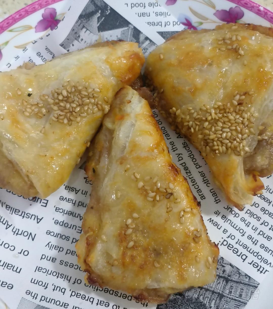 香蕉芝士酥（空气炸锅手抓饼版）