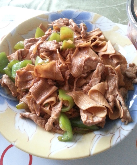 东北尖椒干豆腐