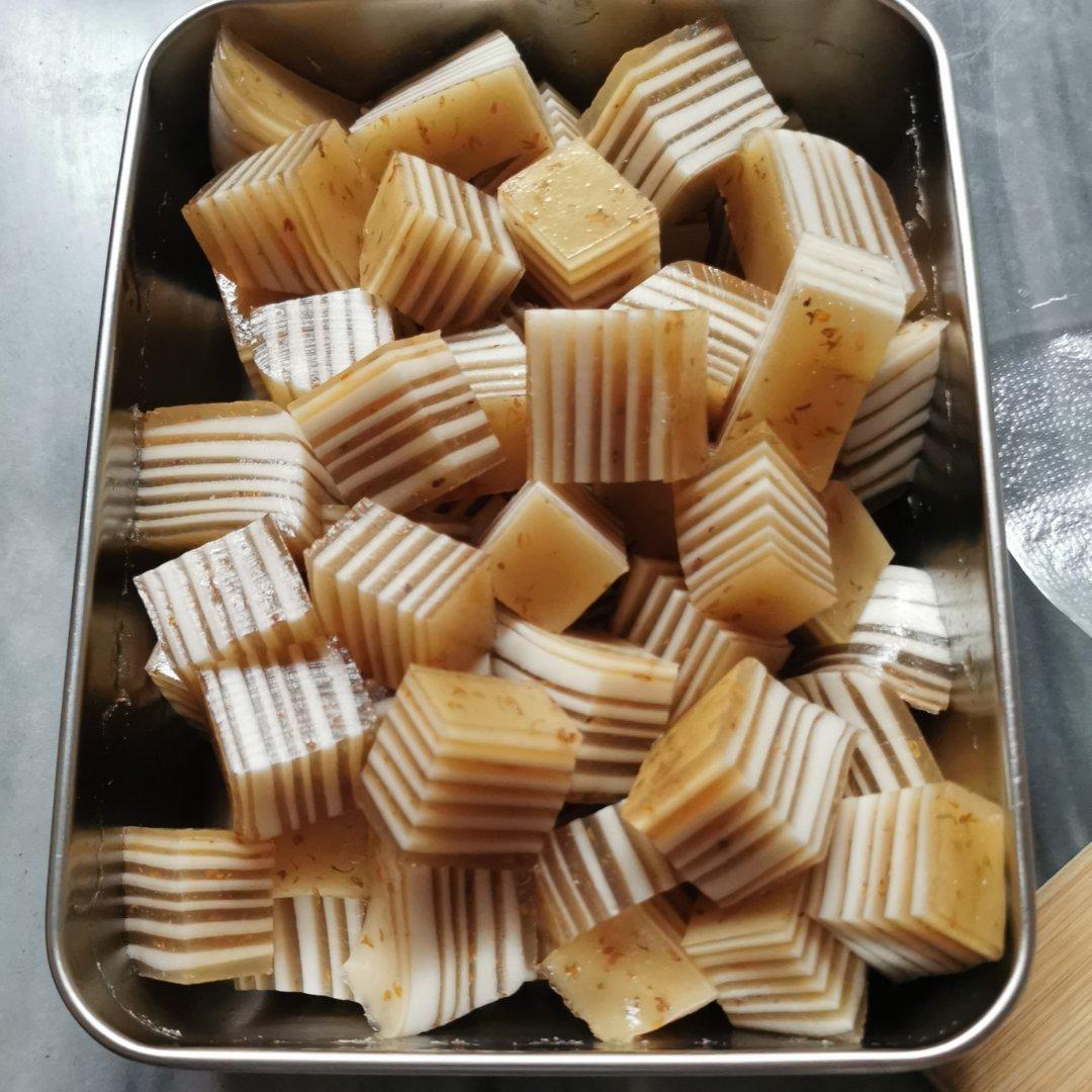 桂花椰汁千层马蹄糕，广东人的最爱，配方比例详细介绍。新手也能一次成功