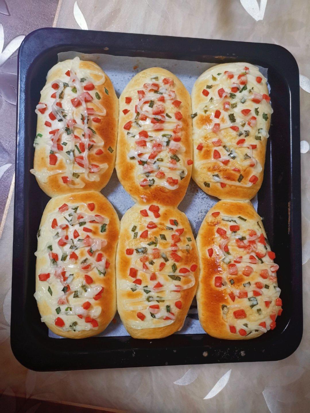 香葱火腿肉松面包