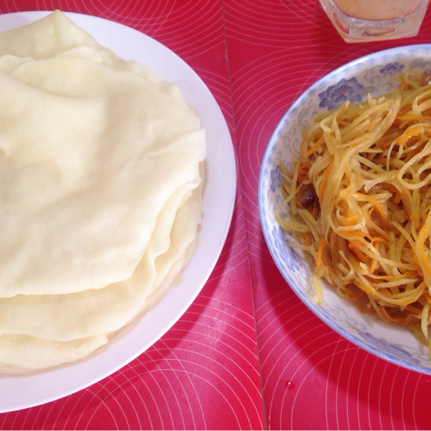 荷叶饼，水单饼