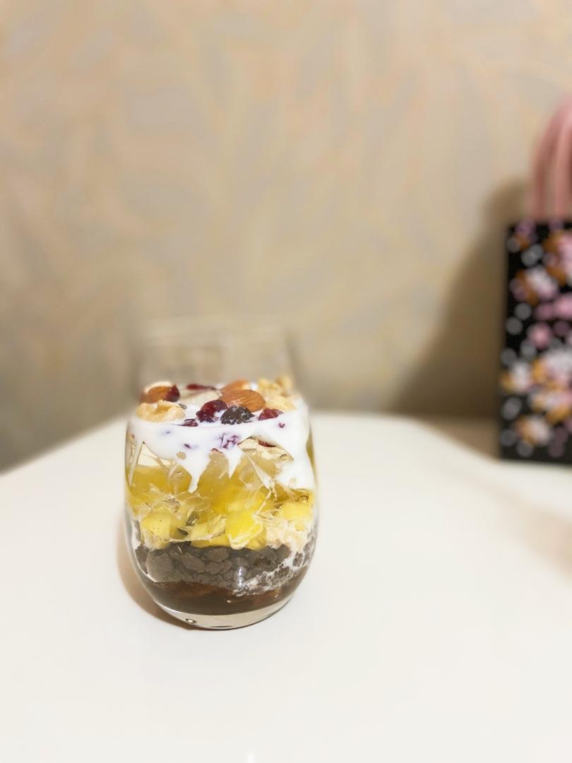 白桃奶茶冻