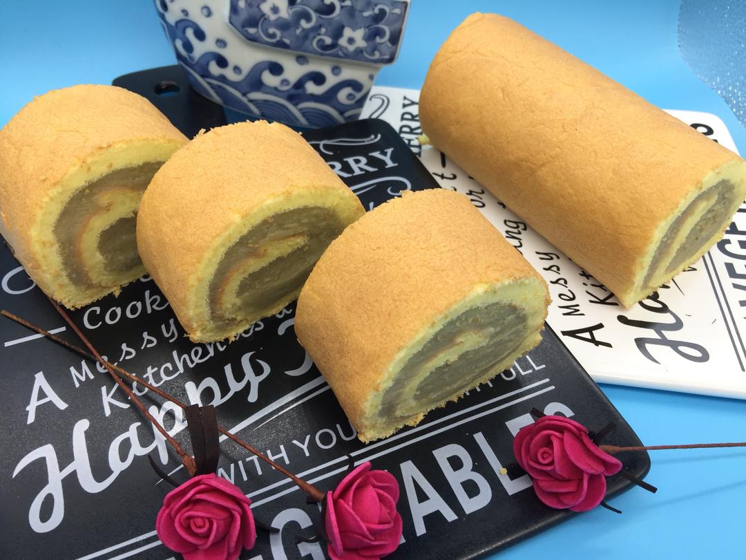 蛋糕卷（栗子馅）的做法