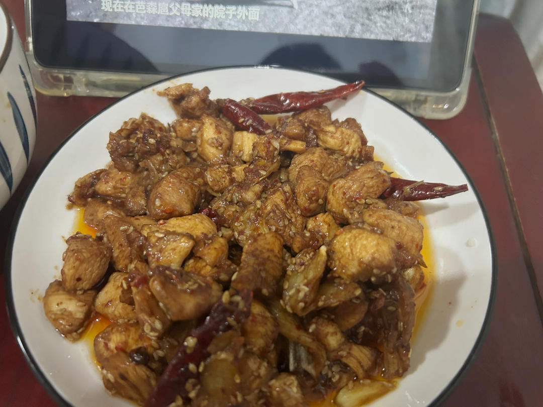 孜然蒜香鸡胸肉